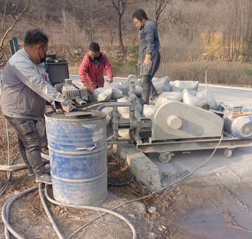 涞水路面下沉注浆